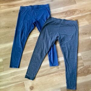 Bundle 2 L L Bean women’s leggings size L